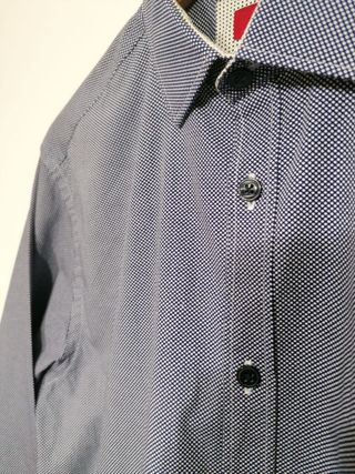 Camisa Zara Azul y Blanca