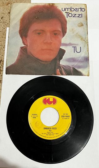 Lotto 2 Vinili 45 Giri Umberto Tozzi