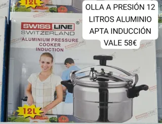 Olla a presión 12L aluminio inducción