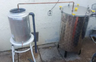 Alambique/Destilador Acero Inoxidable