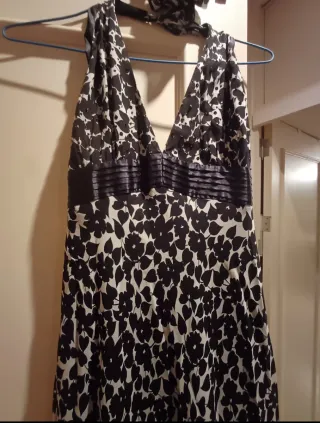 Vestido largo fiesta estampado floral