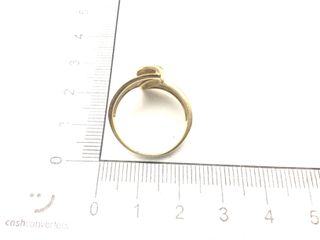 anillo oro 18k con piedra con diamante