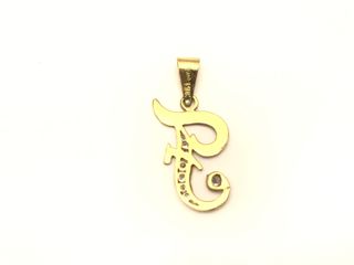 colgante oro 18k con piedra con circonita