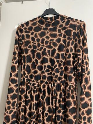 Vestido estampado animal print