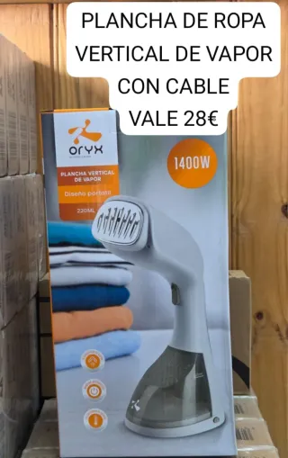 Plancha Vertical Vapor Oryx 1400W