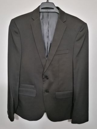 Chaqueta Americana Negra