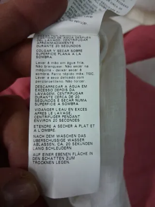 Camicia Lino Donna Bianco/Rosa Taglia Unica