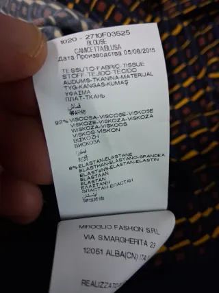 Camicia Elena Mirò Viscosa XXL