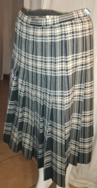 Gonna scozzese lana