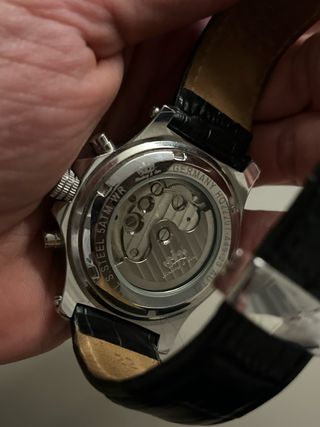 Reloj Lindberg & Sons Automático Negro/Plata