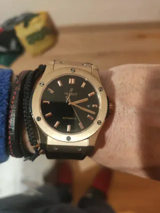 Reloj Hublot Hombre Negro Garantía de por vida