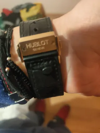 Reloj Hublot Hombre Negro Garantía de por vida