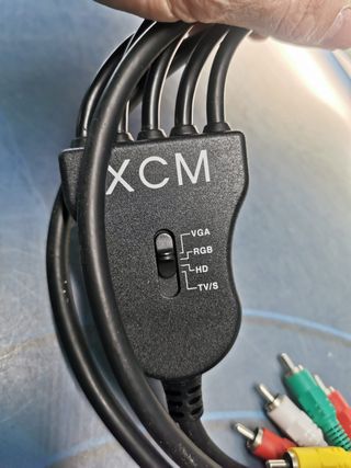 cable, XCM , 5 output cable, Xbox 360 / S, VGA RGB Component S-video AV