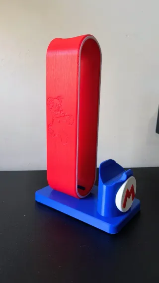 Super Mario Bros: Suporte de comando e headset