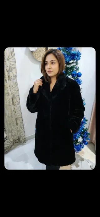 Abrigo de piel de muton nuevo talla 44