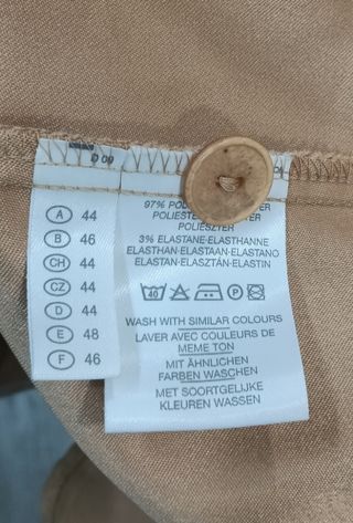 Sobrecamisa Canda Camel Talla 48