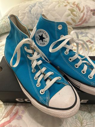 Converse azules altas