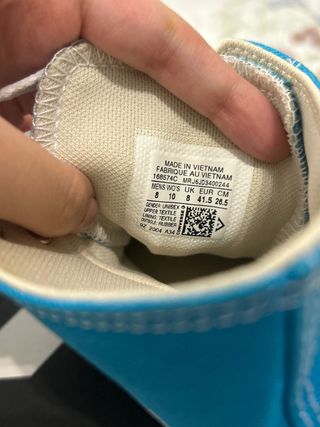 Converse azules altas