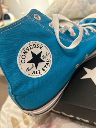 Converse azules altas