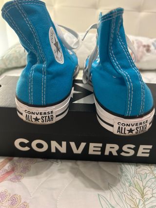 Converse azules altas