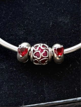 Pandora Charm Cuori e Clip Cuori