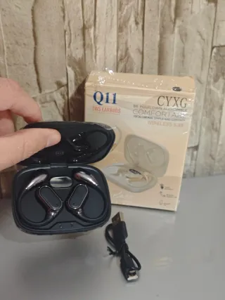 Auriculares Deportivos Clip Bluetooth Negros