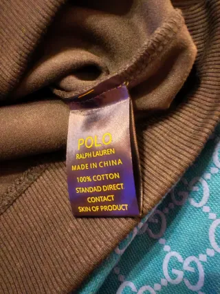 Felpa Ralph Lauren Unisex Blu Taglia S