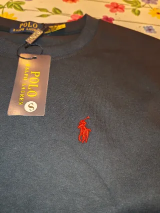 Felpa Ralph Lauren Unisex Blu Taglia S