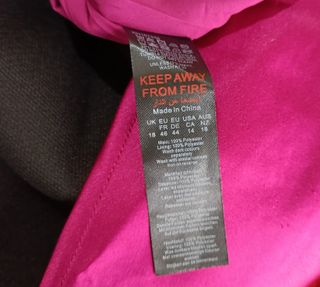 Vestido bustier fucsia elegante talla 44