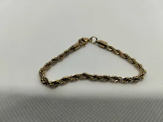 Pulsera Acero Inoxidable Chapado Oro 18k