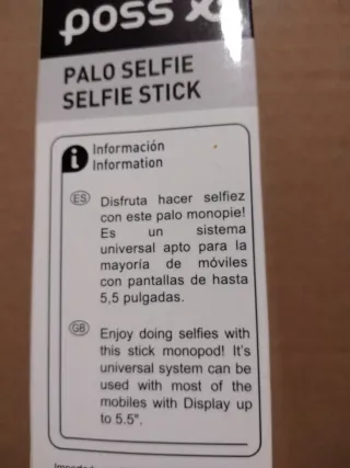 Palo Selfie Poss PSF01 Extensible hasta 100cm