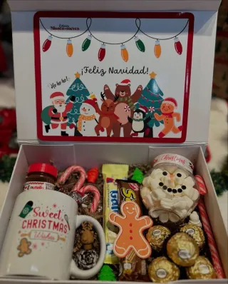 Caja Regalo Navidad Belleza y Chocolates
