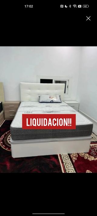 Canapé y Colchón Blanco