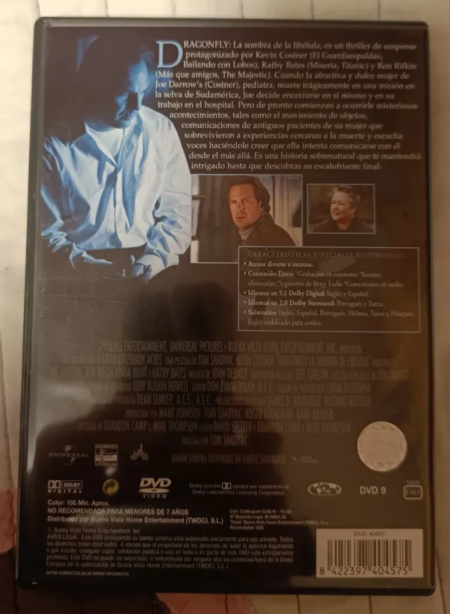 DVD Dragonfly La Sombra de la Libélula