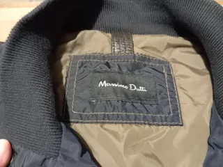 Chaqueta Massimo Dutti Negra Entretiempo