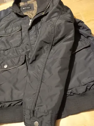 Chaqueta Massimo Dutti Negra Entretiempo