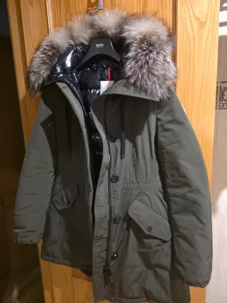 Chaqueta Moncler verde mujer