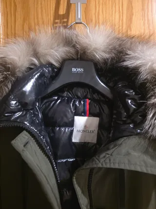 Chaqueta Moncler verde mujer
