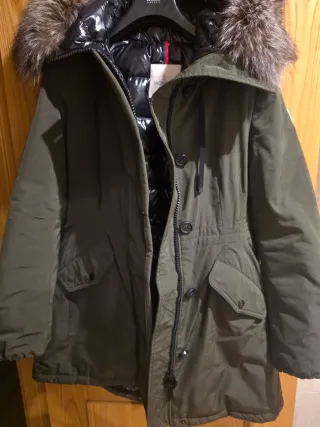 Chaqueta Moncler verde mujer
