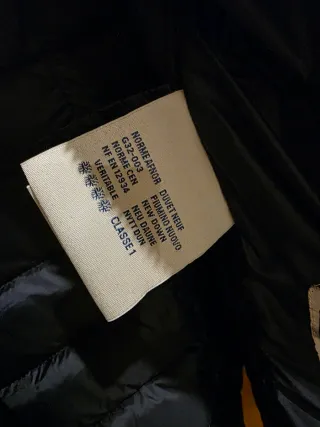 Chaqueta Moncler azul mujer