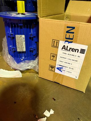 Motor Eléctrico ALren 1.5/2 CV B5 Trifásico