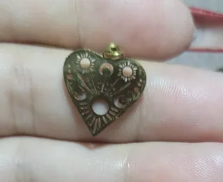 Colgante Corazón Dorado Filigrana