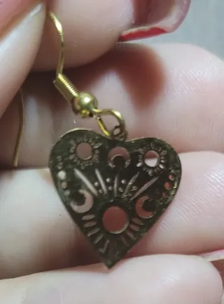 Colgante Corazón Dorado Filigrana