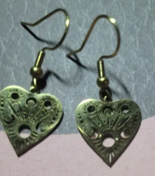 Colgante Corazón Dorado Filigrana