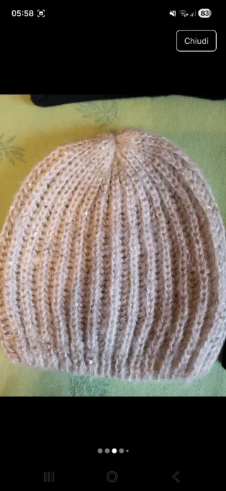 Lotto Set 6 Cappelli Berretti Donna Misto Lana