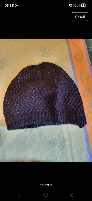 Lotto Set 6 Cappelli Berretti Donna Misto Lana