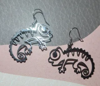 Pendientes de salamandra