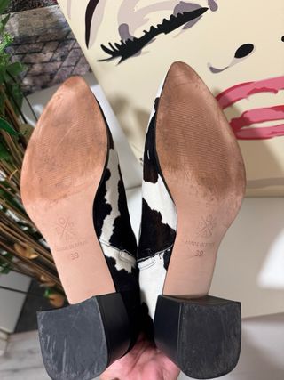 Botines Popa Piel Animal Print Vaca