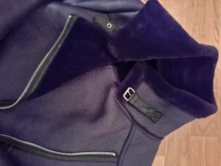 Cazadora aviador con forro de pelo