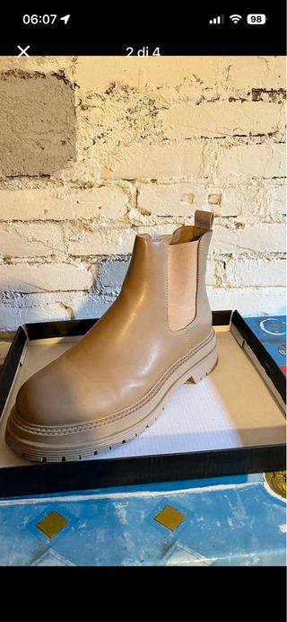 Stivaletti donna beige tg. 40